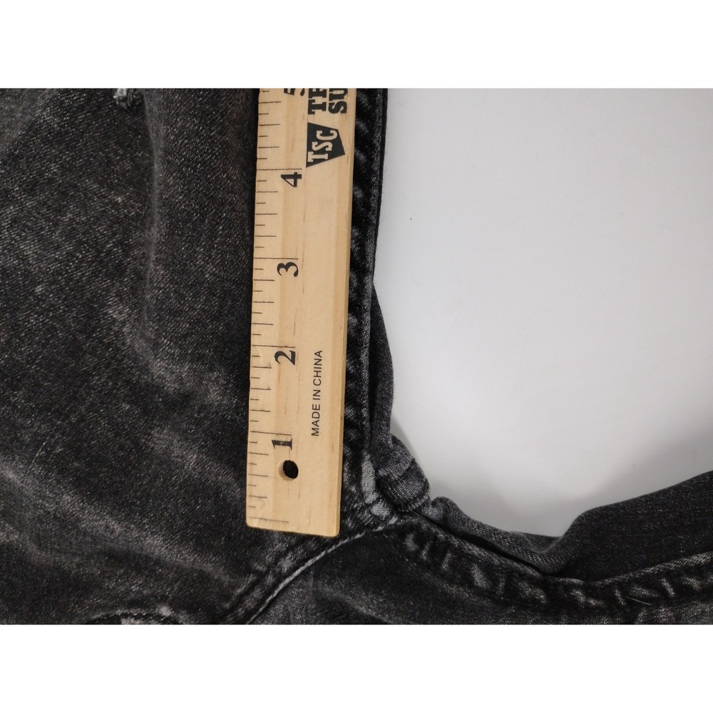 levis 511 black jeans mens 29x32 distressed grunge slim fit skinny - Picture 8 of 10